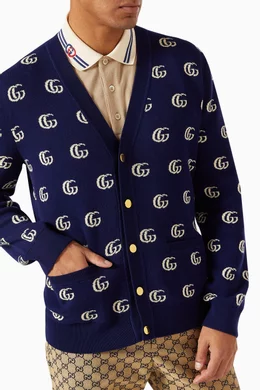 Gucci navy cardigan outlet
