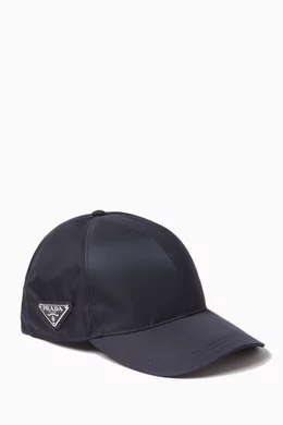 ☆送料関税込☆PRADA RE-NYLON Triangle Logo Ball Cap☆超人気 Prada Re-Nylon Baseball Cap | Saks Fifth Avenue