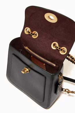 Buy Coach Black Madison Convertible Backpack 18 in Leather For Women Online Ounass UAE