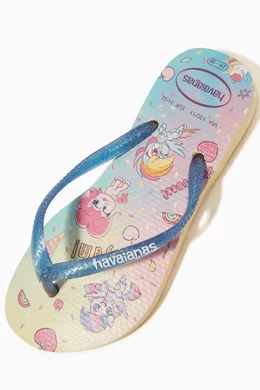 Buy Havaianas Multicolour Slim My Little Pony Flip Flops For Kids Online Ounass UAE