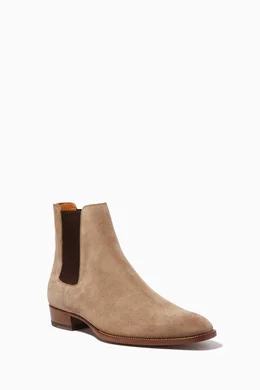 Ysl black chelsea boots top
