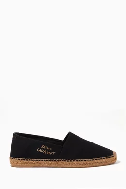 Ysl espadrilles gold sale