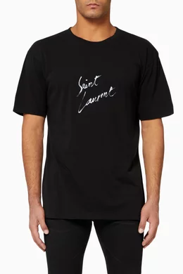 Yves saint laurent black t shirt online