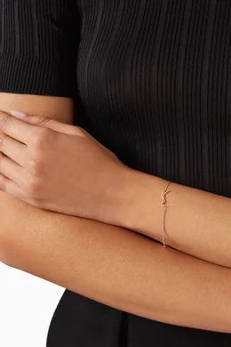 Buy SAINT LAURENT Rose Gold Opyum Charm Bracelet in Brass For Women Online Ounass UAE