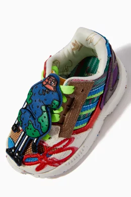 Buy adidas Multicolour x Sean Wotherspoon Kids ZX 8000 SuperEarth Shoes For UNISEX Online Ounass UAE