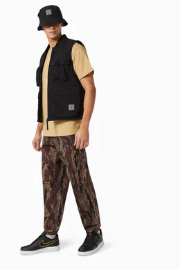 Buy Carhartt WIP Black Kilda Vest in Poplin For Men Online