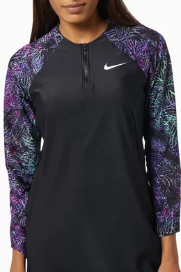 Buy Nike Black Victory Full Coverage Swim Tunic For Women Online