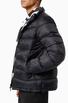 Buy Valentino Garavani Black Reversible Jacket in Macro Valentino Optical Nylon For Men Online Ounass UAE