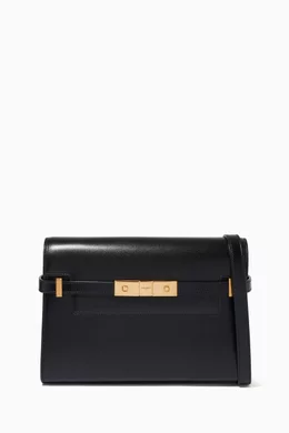 Buy SAINT LAURENT Black Manhattan Small Shoulder Bag in Box SAINT LAURENT Leather For Women Online Ounass UAE