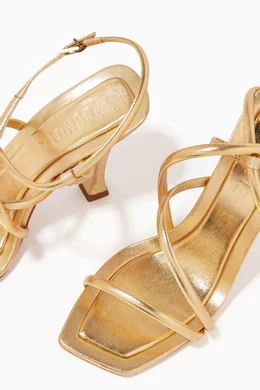 Strappy sandals heels on sale