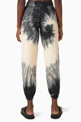 Buy Polo Ralph Lauren Multicolour Spiral Tie Dye Sweatpants in French Terry For Women Online Ounass UAE