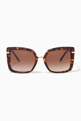 Buy Tiffany Co. Brown Tiffany T Square Sunglasses For Women Online Ounass UAE