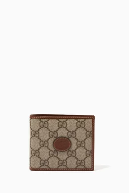 Buy Gucci Neutral Wallet in GG Supreme Canvas For Men Online Ounass UAE