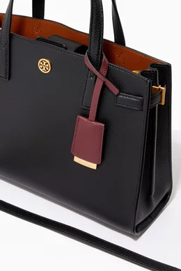 Tory burch walker small leather satchel best sale