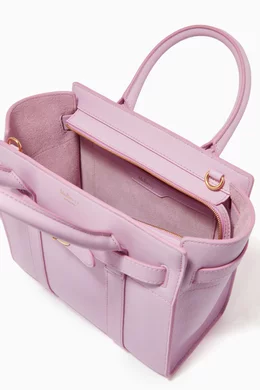 Buy Mulberry Purple Mini Zip Bayswater Bag in Silky Calf Leather For Women Online Ounass UAE