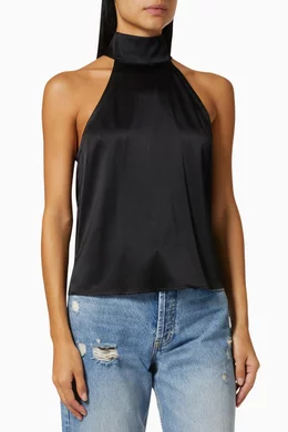 【美品⭐️】ANINE BING Sylvia Top ホルターネックトップ Sylvia Halter Top by Anine Bing | Rent the Runway