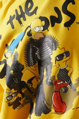 Yellow bart simpson hoodie on sale