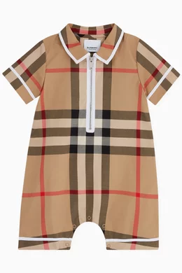 Burberry romper baby boy new arrivals