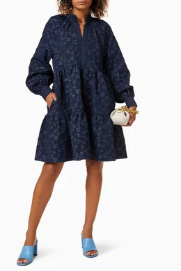 Buy Stine Goya Blue Jasmine Mini Dress For Women Online Ounass UAE