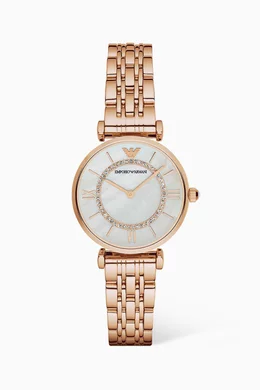 Buy Emporio Armani Rose Gold Rose Gold Watch For Women Online Ounass UAE