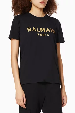 Shirt Men's Balmain T Shirt Dubai Balmain Logo-print T-shirt