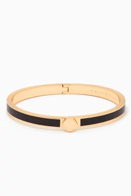 Buy Kate Spade New York Black Heritage Spade Enamel Thin Bangle in Metal For Women Online Ounass UAE