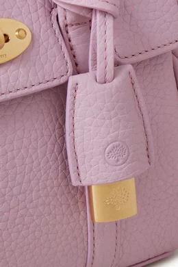 Buy Mulberry Purple Mini Bayswater Bag in Heavy Grain Leather For Women Online Ounass UAE