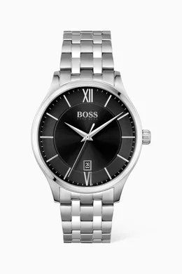 Buy BOSS Silver Elite Quartz Watch 41mm For Women Online Ounass UAE