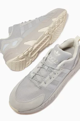 Buy adidas Grey ZX 22 Boost Sneakers in Recycled Materials For Men