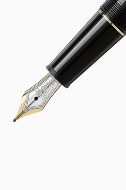 Buy Montblanc Black Meisterstuck Gold Coated Classique Fountain Pen Medium Nib For UNISEX Online Ounass UAE