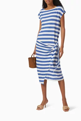 Ralph lauren side tie jersey dress store