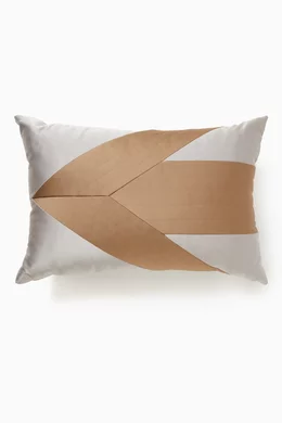 Buy 3Homes Neutral Pleats Satin Cushion, 60 x 40 For Men Online