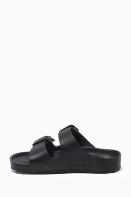 Birkenstock arizona two strap sandals black eva top