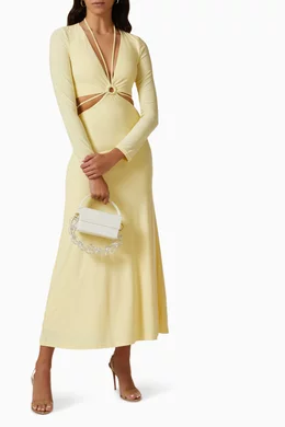 Buy Mossman Yellow Starling Maxi Dress For Women Online Ounass UAE