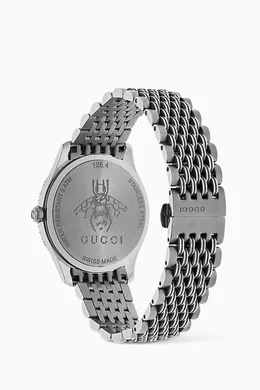 Buy Gucci Grey G Timeless Quartz Watch For Women Online Ounass UAE
