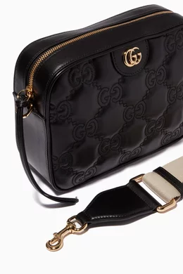 Buy Gucci Black Shoulder Bag in GG Matelasse Leather For Women Online Ounass UAE