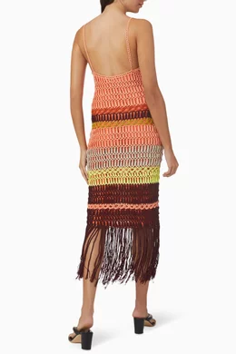 white christmas dresses Jonathan Simkhai Roberta Fossil Crochet Dress