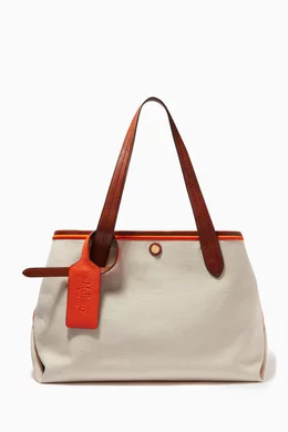 Buy Mulberry Multicolour Tote Bag in Canvas Leather For Women Online Ounass UAE