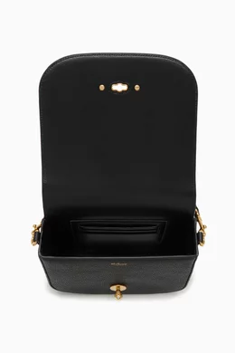 Buy Mulberry Black Small Darley Satchel Bag in Small Classic Grain Leather For Women Online Ounass UAE