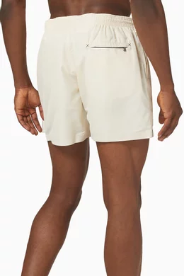 Buy Marane Neutral Classic Swim Shorts in Recycled Technical Fabric For Men Online Ounass UAE