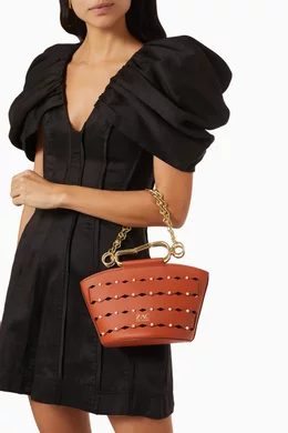 Buy ZAC Zac Posen Brown Belay Mini Bucket Bag in Leather For Women Online Ounass UAE