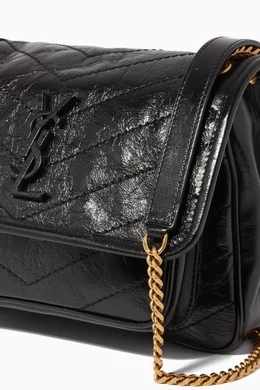 Ysl niki bag vintage leather on sale