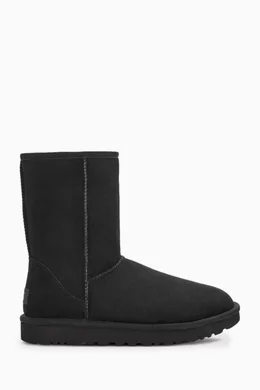 Furry uggs black online