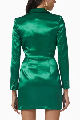 nasty gal green blazer dress Unique21 Blazer Dress, Luxe Stain Breasted Light Green Blazer Dress 18 main image 1