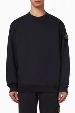 Stone island sweatshirt dark blue deals