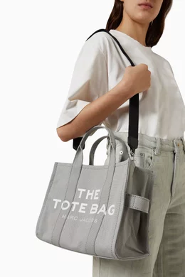 Grey cotton tote bag outlet
