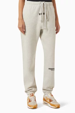 Buy Fear of God Essentials Grey Unisex Essentials Sweatpants in Fleece For Women Online Ounass UAE