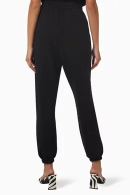Buy The Frankie Shop Black Vanessa Sweatpants in French Terry Fleece For Women Online Ounass UAE