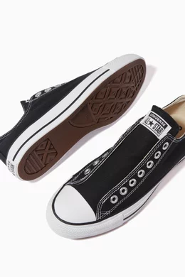 Buy Converse Black Chuck Taylor All Star Slip on Sneakers in Canvas For Women Online Ounass UAE