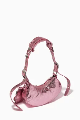 【バレンシアガ】セール！LE CAGOLE ARENA XS スイートピンク Balenciaga Le Cagole ショルダーバッグ XS | ピンク | FARFETCH JP